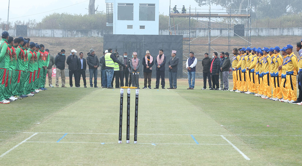 प्रधानमन्त्री कप एकदिवशीय क्रिकेट सुरु, गण्डकीबिरुद्ध ब्याटिङ गर्दै आर्मी