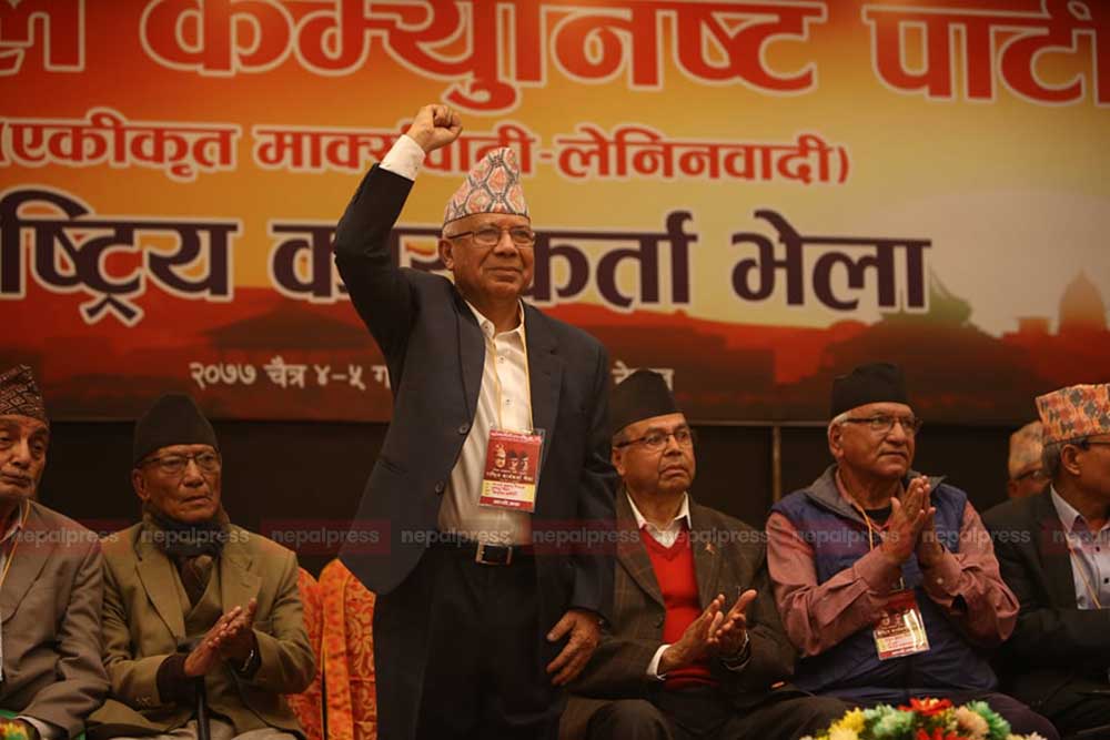 माधव नेपाल पक्षधर १७ भ्रातृ संगठनको घोषणा- ओली जेठ २ मा नफर्किए पार्टी विसर्जन
