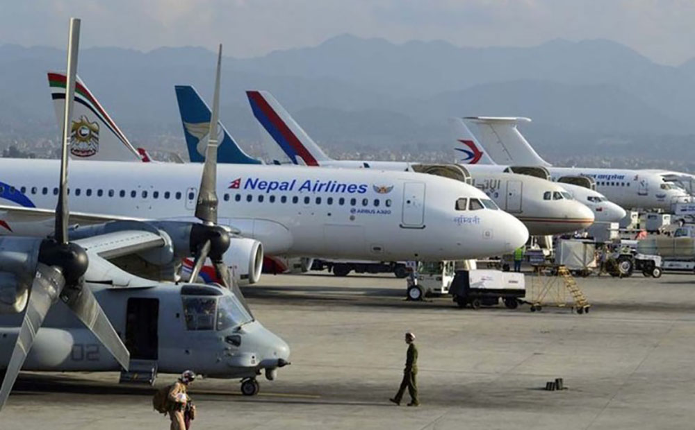 एयर-बबल सुविधाअन्तर्गत नेपाल-भारतबीच सातामा दुई उडान हुने