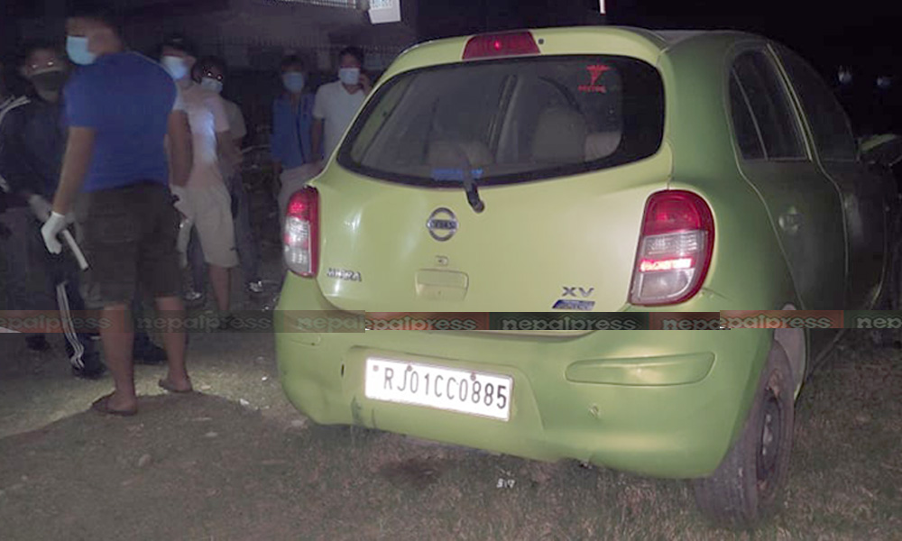 दाङमा पार्किङ गरिएको भारतीय कारमा तीन बालकको शव फेला