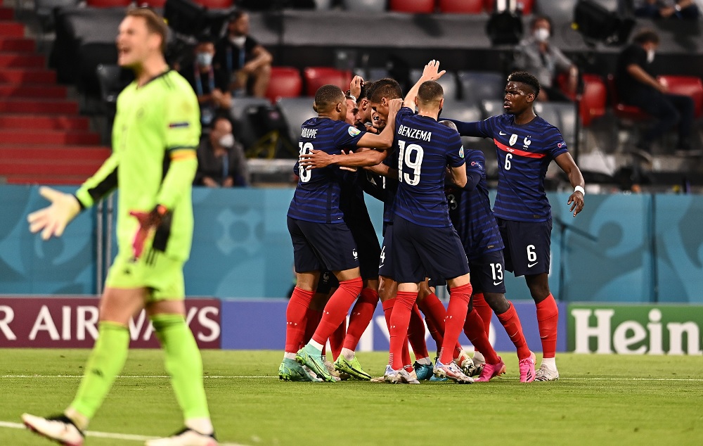 युरो २०२०: पहिलो हाफमा जर्मनीविरुद्ध फ्रान्स १-० ले अगाडि