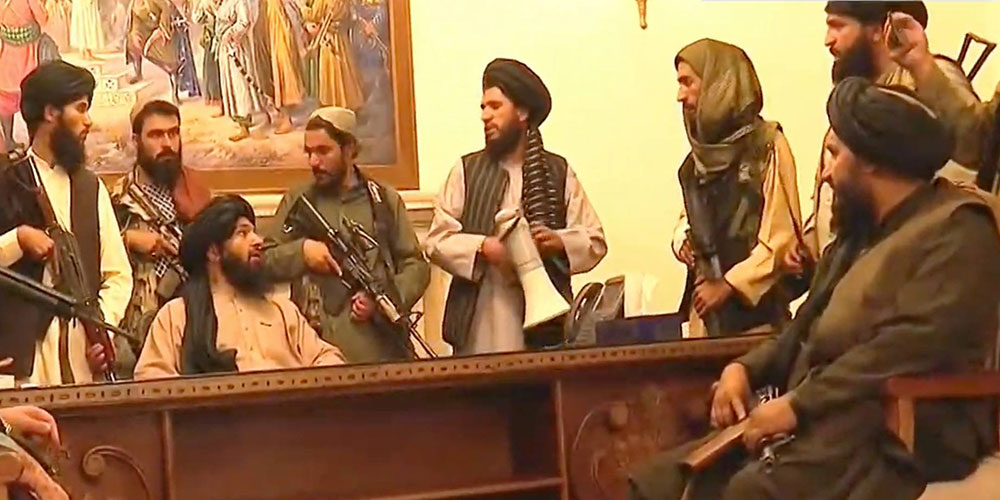 राष्ट्रपति कार्यालय कब्जा गरेपछि तालिवानको घोषणा : अब इस्लामिक इमिरेट्स अफ अफगानिस्तान बनाउँछौं