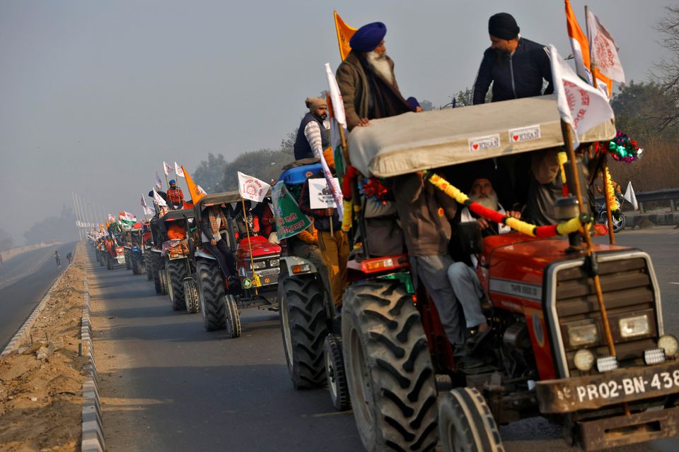 कृषि कानून खारेजीको माग गर्दै आजदेखि देशव्यापी प्रदर्शनमा उत्रिए भारतीय किसान