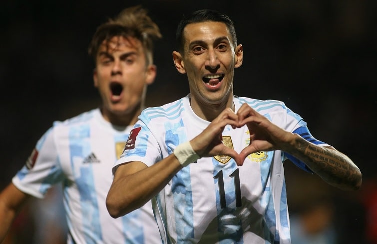 विश्व कप छनोटमा अर्जेन्टिना अझै अपराजित, उरुग्वेविरुद्ध डी मारियाको निर्णायक गोल
