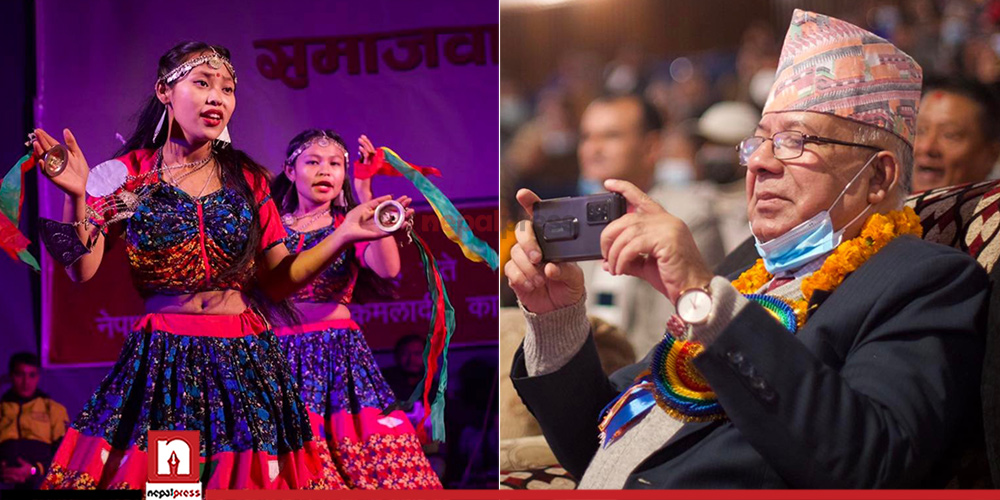 कलाकारसँग रमझममा माधव नेपाल (तस्बिरहरू)