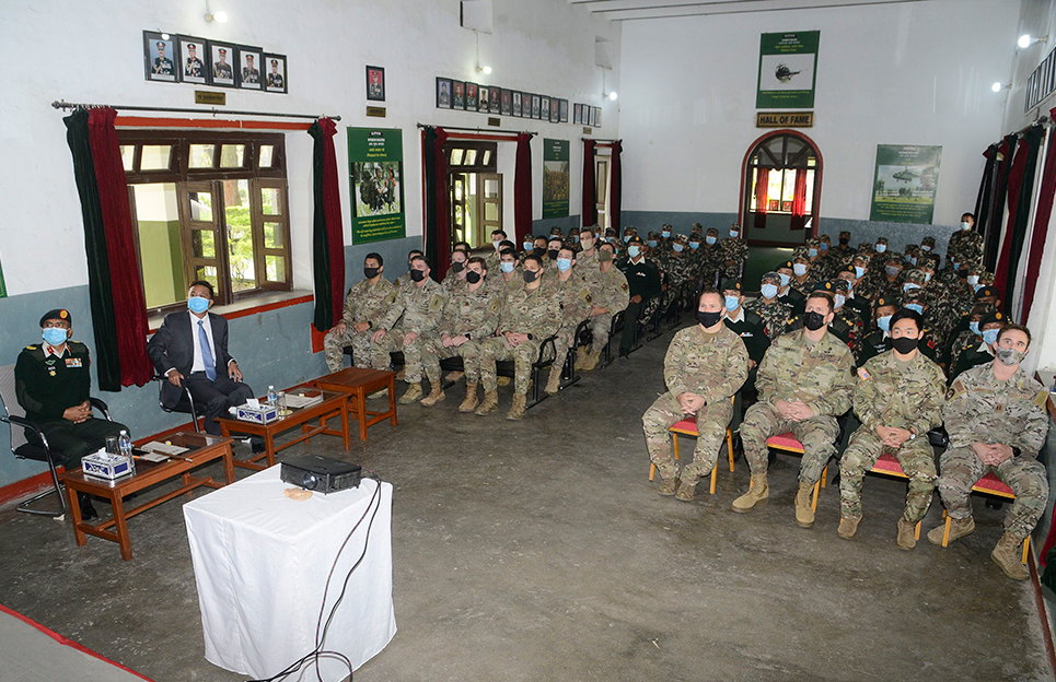नेपाली र अमेरिकी सेनाबीच संयुक्त सैन्य अभ्यास आजदेखि काठमाडौंमा सुरु