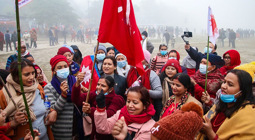 एमाले महाधिवेशनस्थलमा बिहानैदेखि कार्यकर्ताको चहलपहल (१५ तस्बिरमा हेर्नुस्)