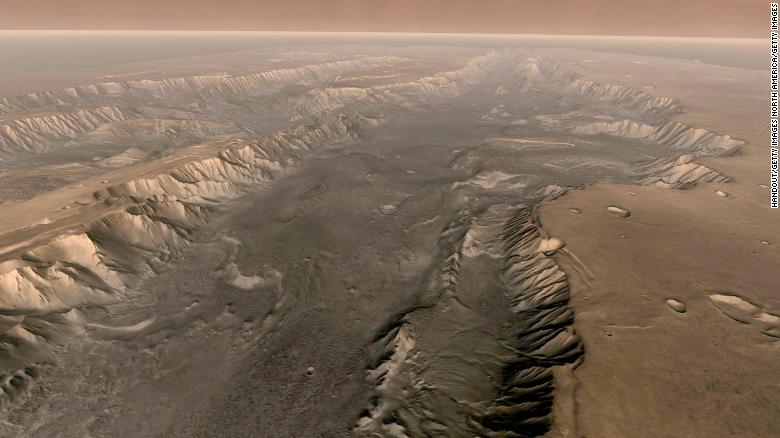 मंगल ग्रहमा भेटियो पानी रहेको विशाल उपत्यका