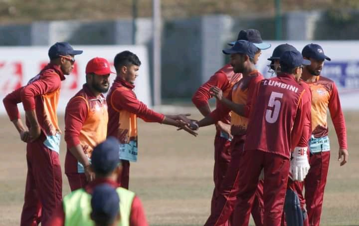 प्रधानमन्त्री कप क्रिकेट : गण्डकीलाई पराजित गर्दै लुम्बिनीको सुखद अन्त्य