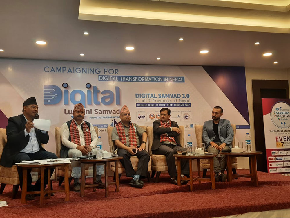 लुम्बिनी प्रदेशमा सम्पन्न भयो स्टार्टअप एण्ड आईडिया फेस्ट तथा डिजिटल लुम्बिनी संवाद