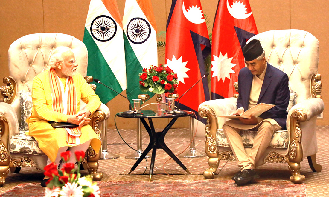 नेपाल र भारतबीच ६ वटा समझदारी तथा सम्झौतापत्रमा हस्ताक्षर