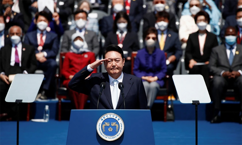 दक्षिण कोरियामा नयाँ राष्ट्रपतिले लिए सपथ