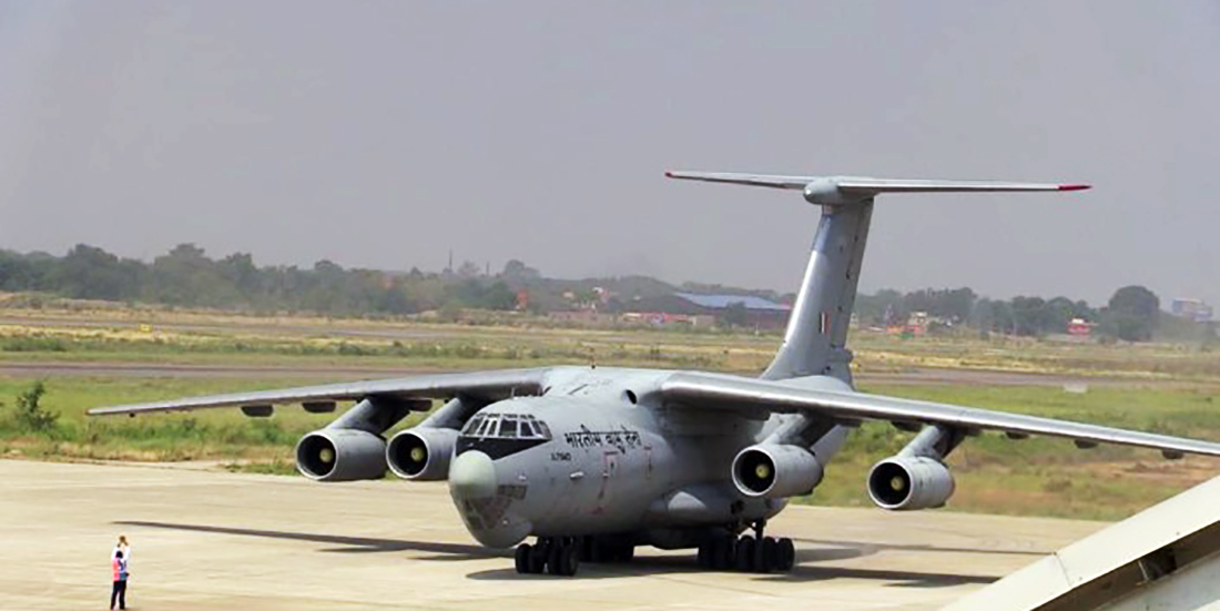 मोदी भ्रमणको सुरक्षा व्यवस्था मिलाउन भन्दै भारतीय वायुसेनाको विमान लुम्बिनीमा