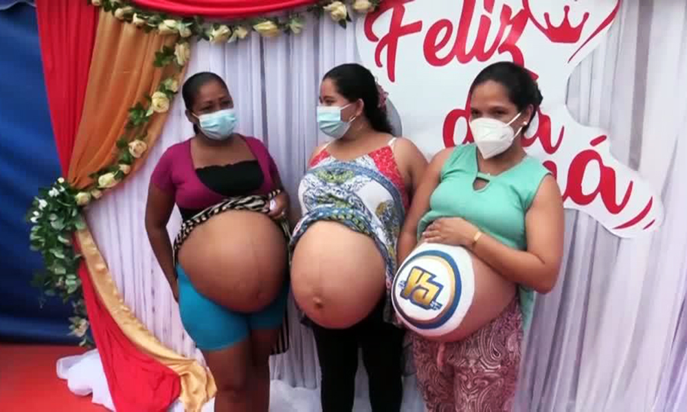 निकारागुआमा ‘बेबी बम्प’ प्रतियोगिता, ठूलो भुँडी हुनेलाई अवार्ड