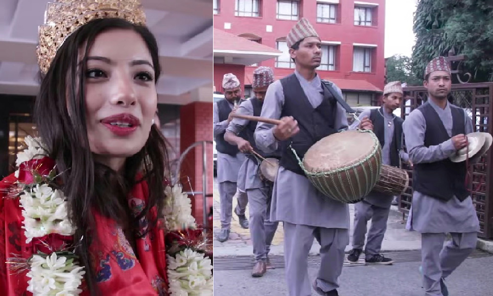 पञ्चेबाजासहित मिस नेपाल प्रियंका रानी जोशीले गरिन् गृहप्रवेश