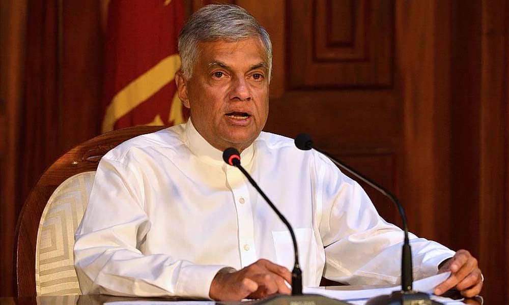 श्रीलंकामा नयाँ राष्ट्रपति चयन प्रक्रियाका लागि प्रधानमन्त्रीको अपिल