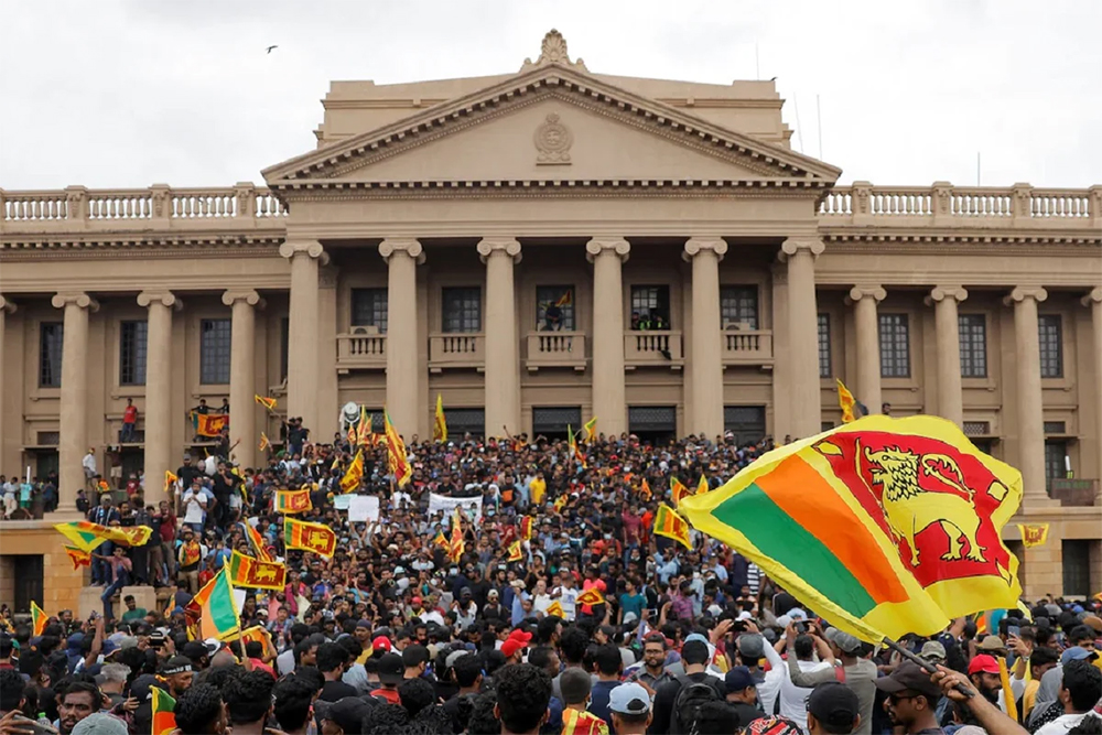 श्रीलंकाको राष्ट्रपति निवासमा करोडौं रुपैयाँ भेटियो