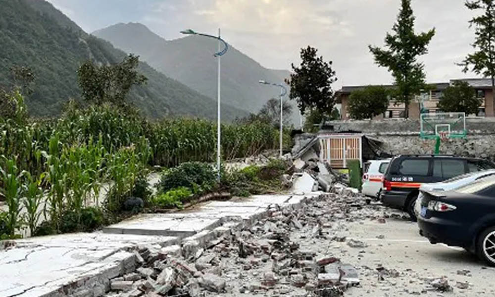 चीनको दक्षिण पश्चिम क्षेत्रमा शक्तिशाली भूकम्प, ४६ जनाको मृत्यु