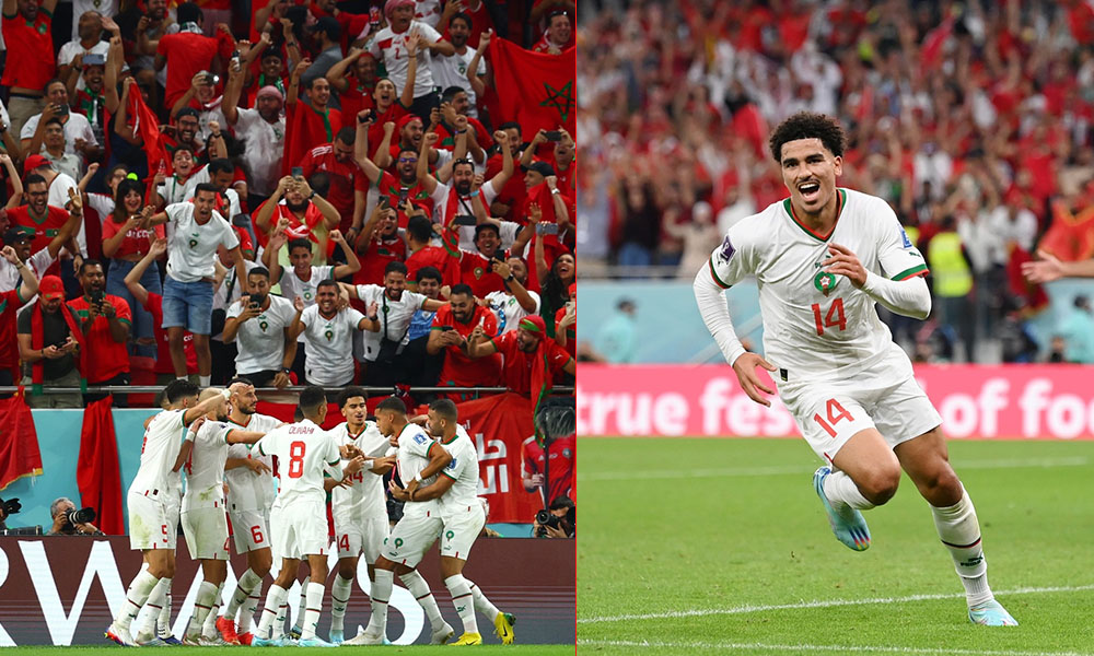विश्वकप : बेल्जियमलाई हराउँदै मोरक्को पहिलो जित