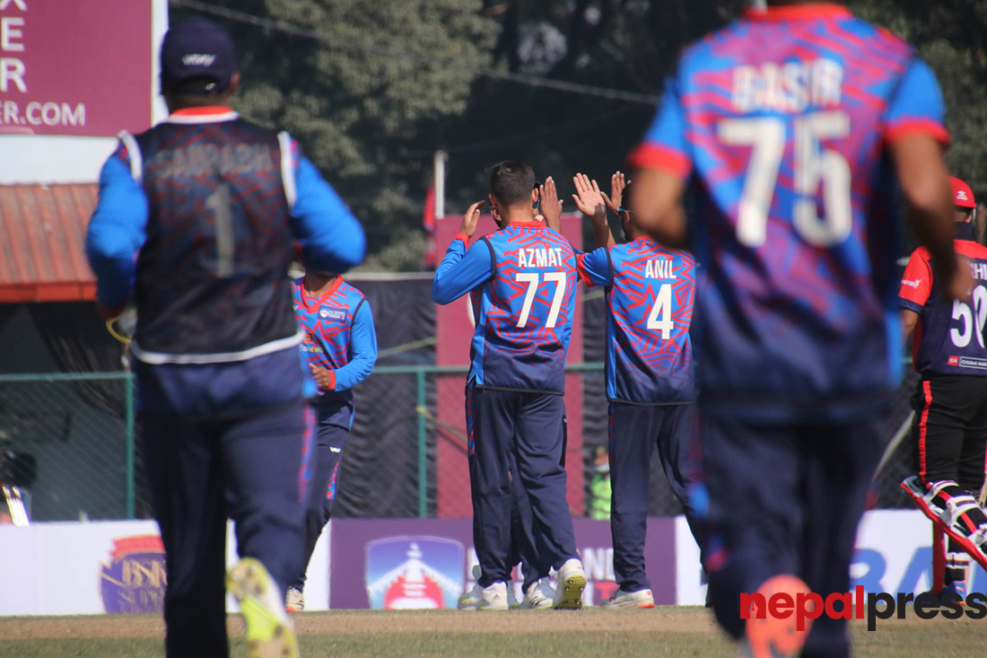नेपाल टी–२० : हस्मतुल्लाहको अर्धसतकमा फारवेस्टले काठमाडौंलाई ६ विकेटले हरायो