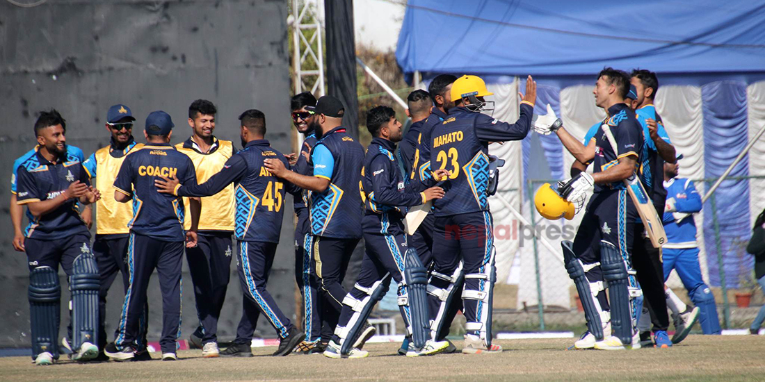 नेपाल टी-२० : सुपर ओभरमा फारवेस्टलाई हराउँदै लुम्बिनीको लगातार चौथो जित