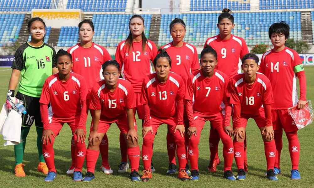 नेपाली महिला फुटबल टीमले भारतसँग मैत्रीपूर्ण खेल खेल्ने