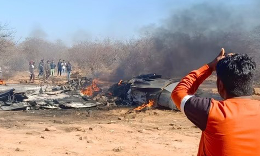 भारतीय वायुसेनाका दुई लडाकु विमान दुर्घटनाग्रस्त