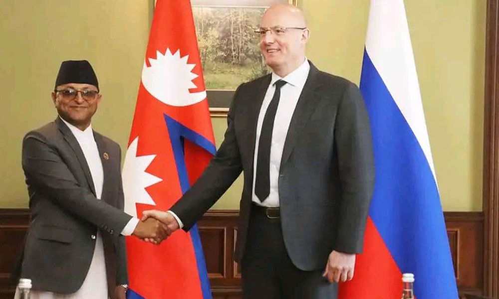 रुसी उपप्रधानमन्त्री र राष्ट्रियसभाका अध्यक्षबीच रुस- नेपाल सिधा हवाई सेवा बारेमा छलफल