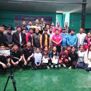 भोजपुर : छैटौँ प्रदेशस्तरीय मेयर कप ब्याडमिन्टन प्रतियोगिता सम्पन्न