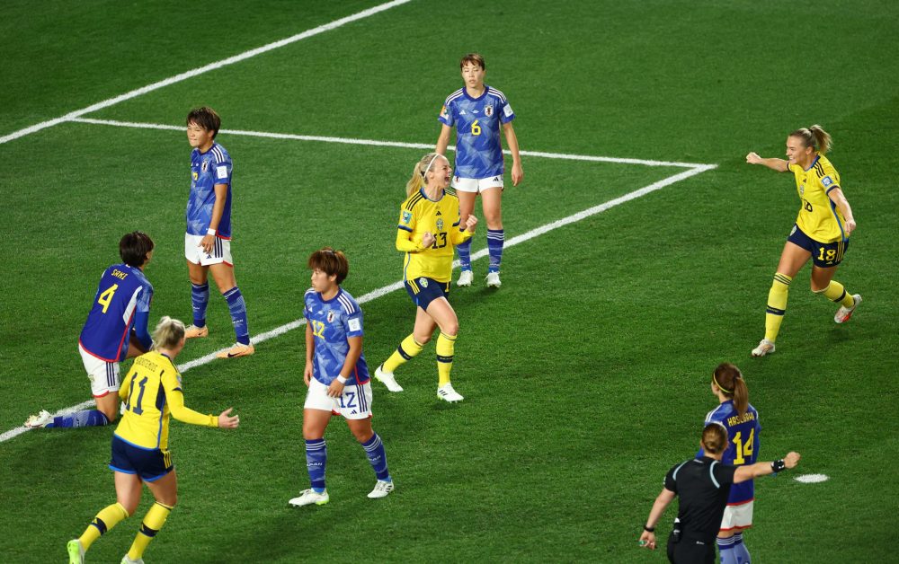 जापानलाई पराजित गर्दै स्वीडेन पुग्यो महिला विश्वकप फुटबलको सेमिफाइनलमा