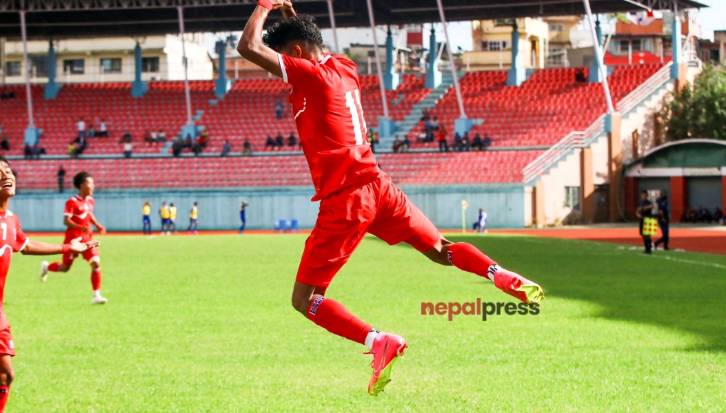 नेपाल साफ यू-१९ च्याम्पियनसिपको सेमिफाइनलमा, मालदिभ्स ४-१ गोलले पराजित