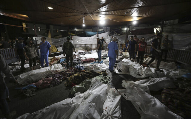 गाजाको अस्पतालमा इजरायलको रकेट आक्रमण, अधिकांश बालबालिकासहित ५ सयभन्दा बढीको हत्या