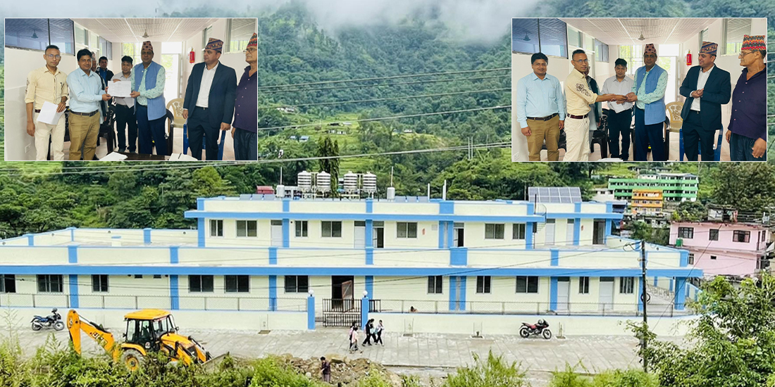 भूकम्प गएको आठ वर्षपछि स्वास्थ्य चौकीको पुनर्निर्माण सम्पन्न, गाउँपालिकाले अस्पताल सञ्चालन गर्ने