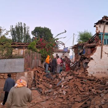 भूकम्प प्रभावित क्षेत्रमा अस्थायी आवास बनाउन सेना र प्रहरी खटाइने