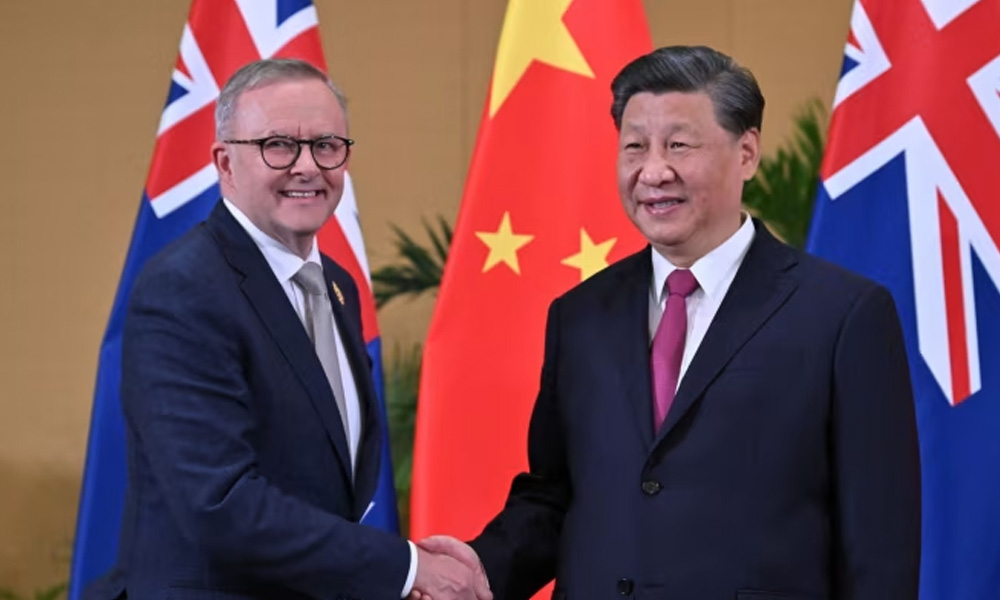अस्ट्रेलियाली प्रधानमन्त्री अल्बानिज चीन भ्रमणमा