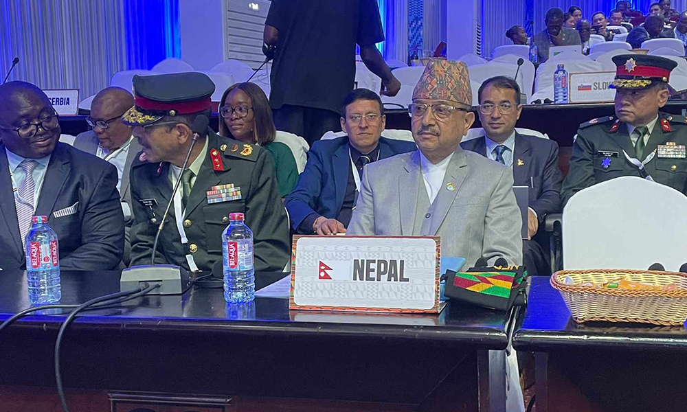 अन्तर्राष्ट्रिय शान्ति स्थापनाका लागि नेपाल १० हजारसम्म सेना तैनाथ गर्न तयार छ : उपप्रधानमन्त्री खड्का
