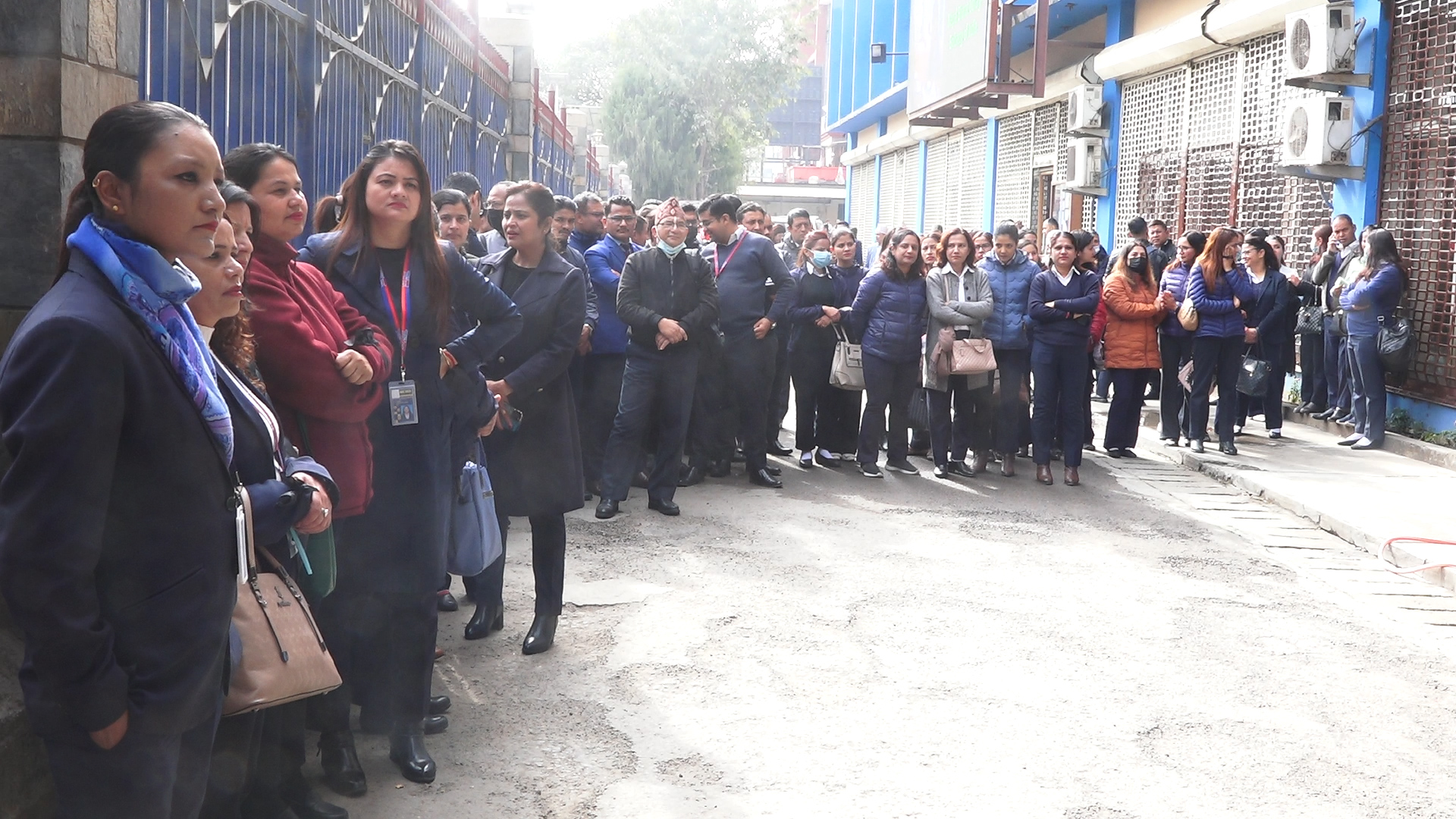 खुला प्रतिष्पर्धाका आधारमा ग्राउण्ड ह्याण्डलिङ दिने प्राधिकरणको निर्णयविरुद्ध नेपाल एयरलाइन्सका कर्मचारी आन्दोलित (भिडिओ)