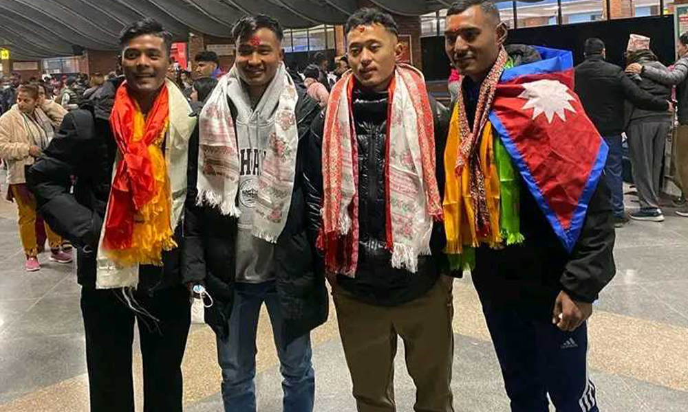 चार नेपाली फुटबलर अष्ट्रेलिया प्रस्थान
