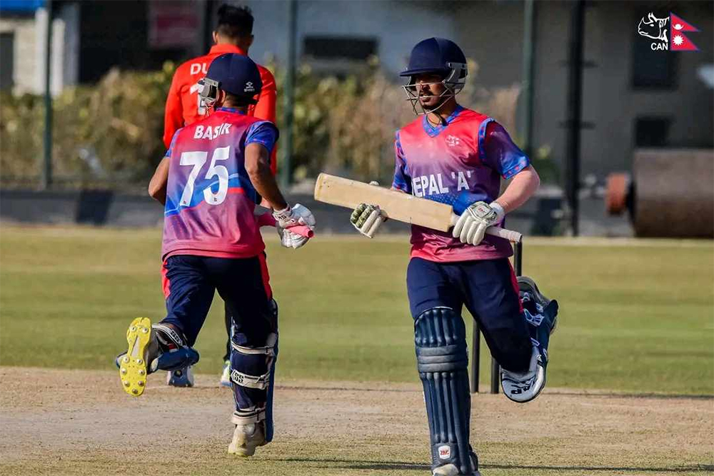 नेपाल ‘ए’ टीमको पहिलो जित, क्यानडा २ विकेटले पराजित