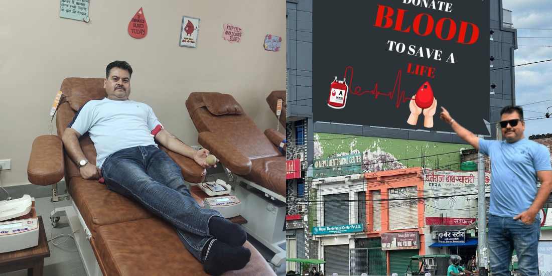 सुदूरका ‘ब्लड बैंक’ दीपक : १०४ पटक रक्तदान, बचाए कयौँको ज्यान