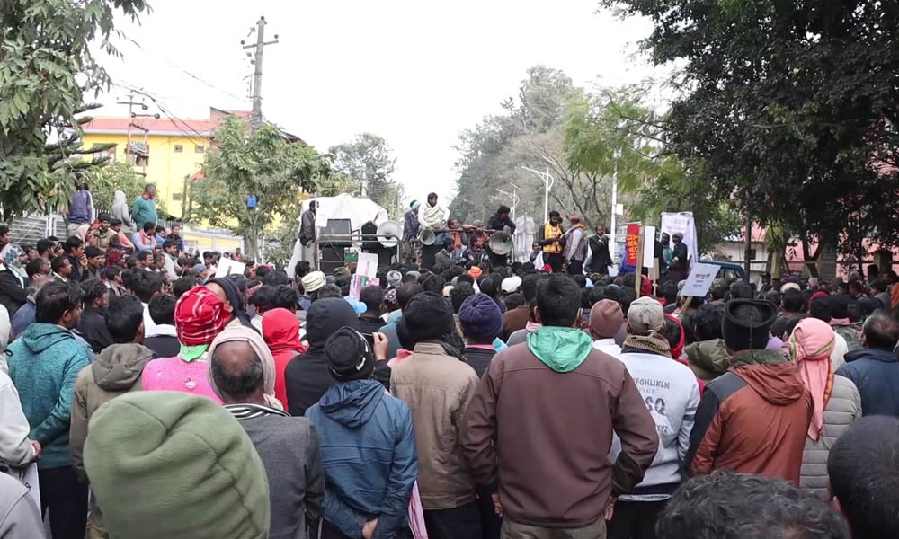 काठमाडौंमा कवाडी व्यवसायीहरुको विरोध प्रदर्शन, आन्दोलन सशक्त बनाउने चेतावनी