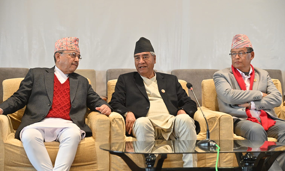 नेपाली कांग्रेस संसदीय दलको बैठक बस्दै