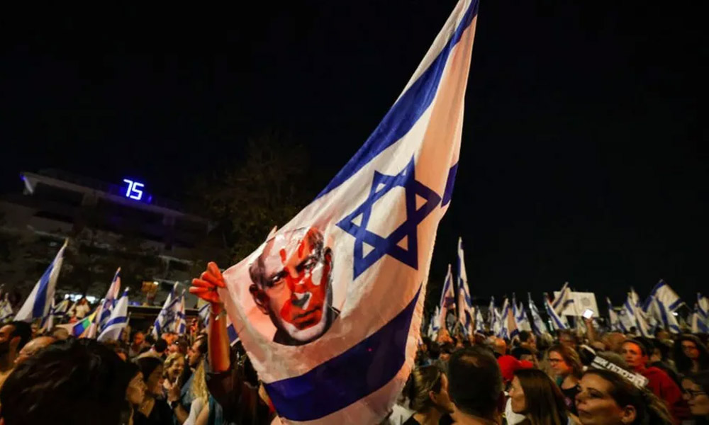 इजरायलमा सरकारविरुद्ध हजारौंको प्रदर्शन
