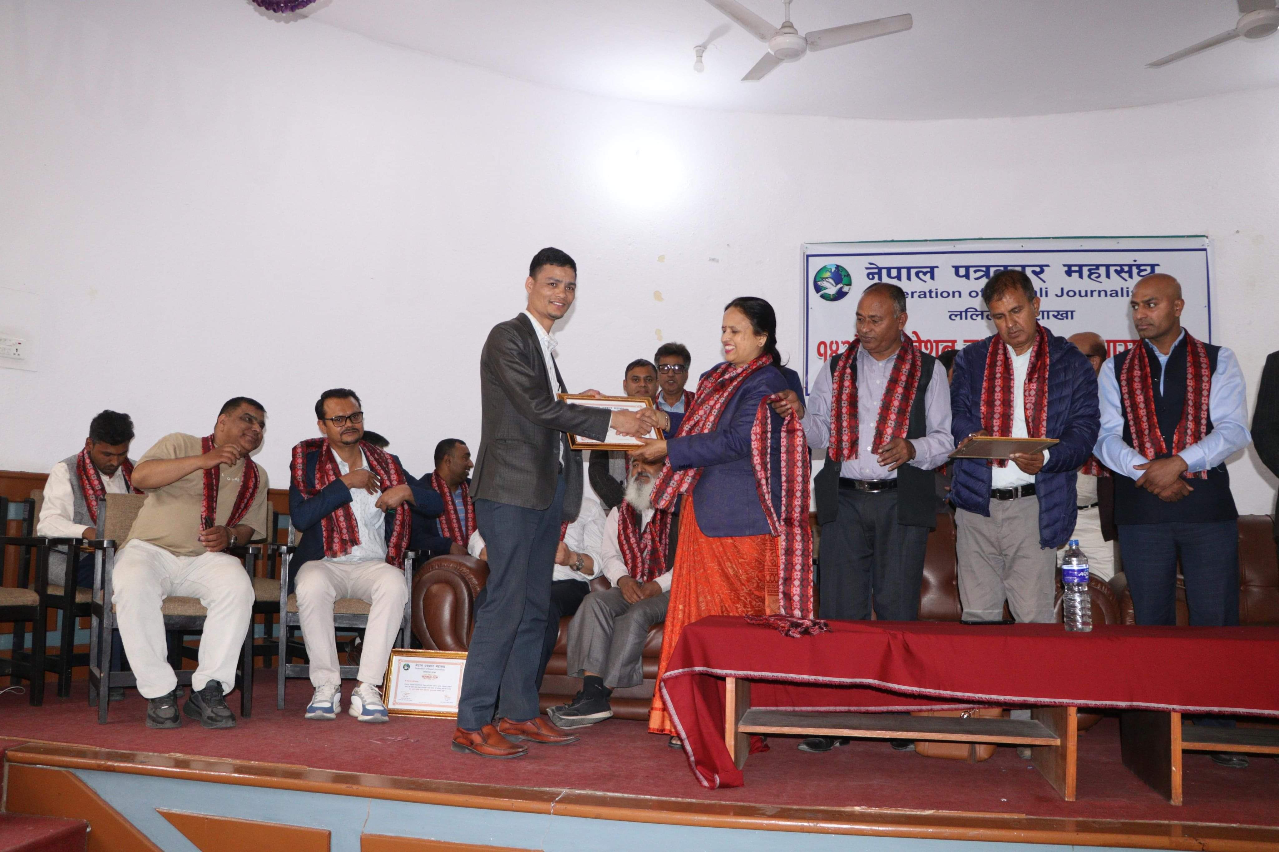 नेपाल प्रेसकर्मी भुल ‘युवा पत्रकारिता पुरस्कार २०८०’बाट सम्मानित