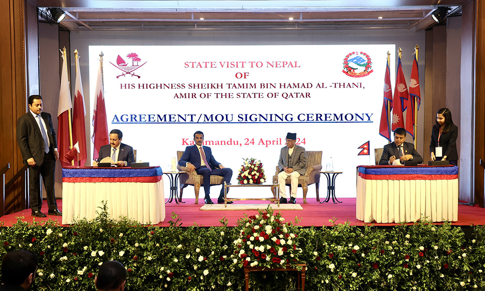 नेपाल-कतार संयुक्त बाणिज्य परिषद स्थापना, महासंघ र कतार चेम्बरबीच सम्झौता