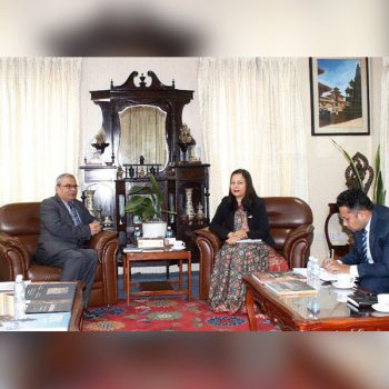 बिम्स्टेकका महासचिव पाण्डे काठमाडौंमा, भेटे परराष्ट्र सचिव लम्साललाई