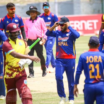 नेपाललाई तेस्रो सफलता, कुशल भुर्तेलले लिए २ विकेट